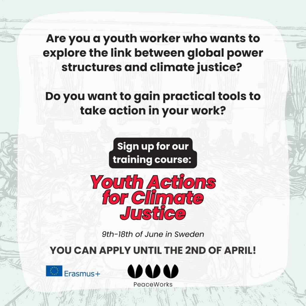 New Training Course Opportunity:Youth actions for Climate Justice
