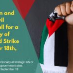 18 Σεπτέμβρη Παγκόσμια Μέρα Δράσης και Απεργίας για την Παλαιστίνη